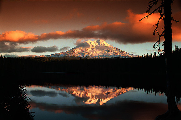 Mt Adams Sunset